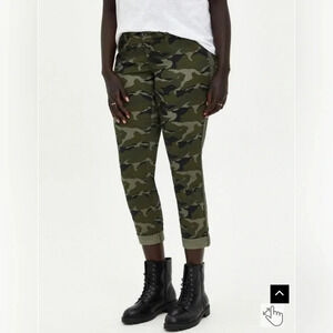 Torrid Crop Aviator Skinny Stretch Twill Mid-Rise Pant